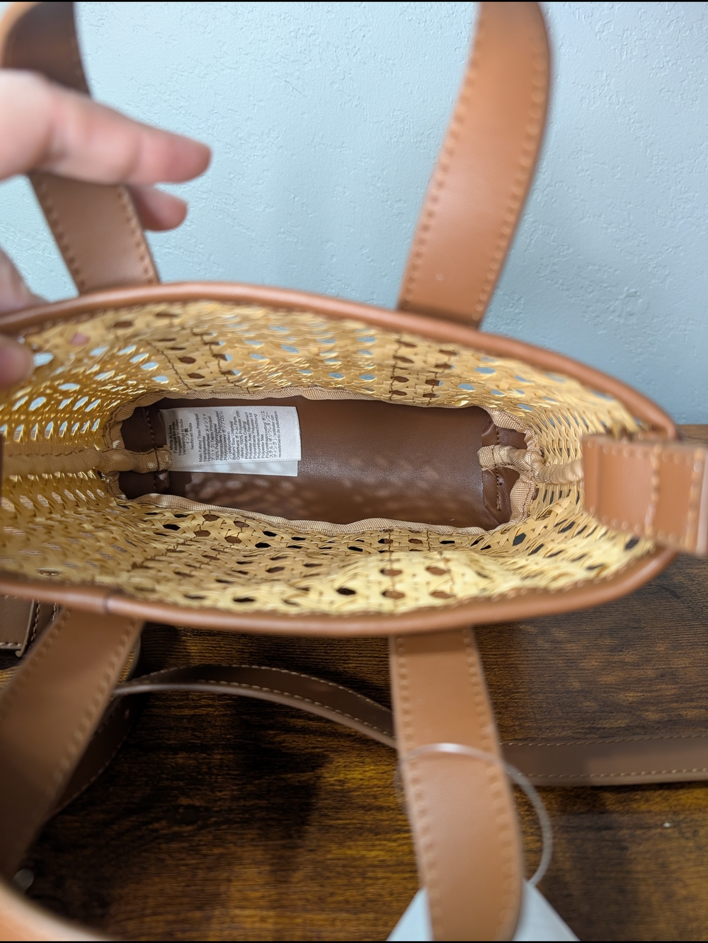 NWT J. Crew Mini Crossbody Tote - Picture 4 of 4
